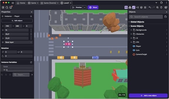 gdevelop-interface